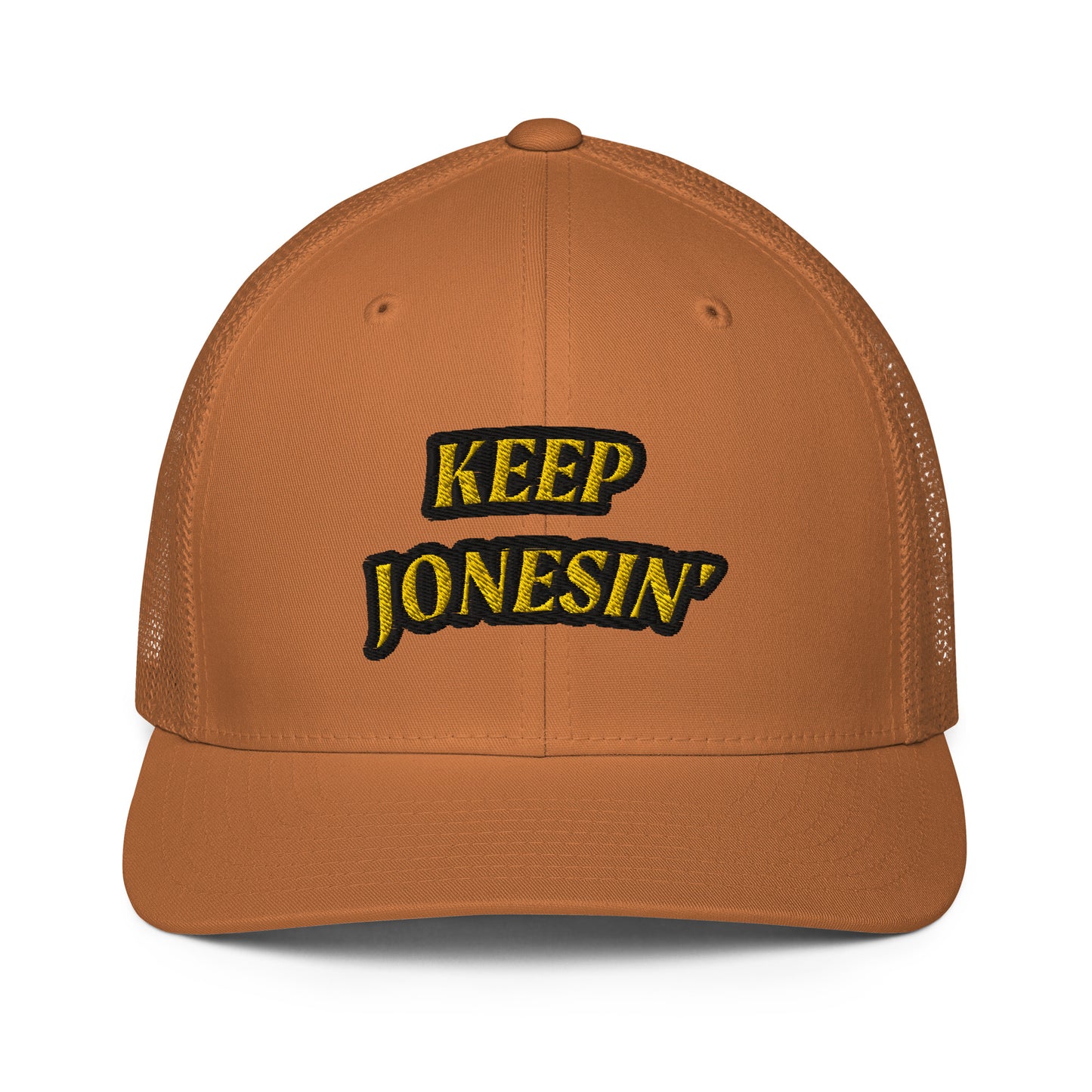 Closed-back trucker cap