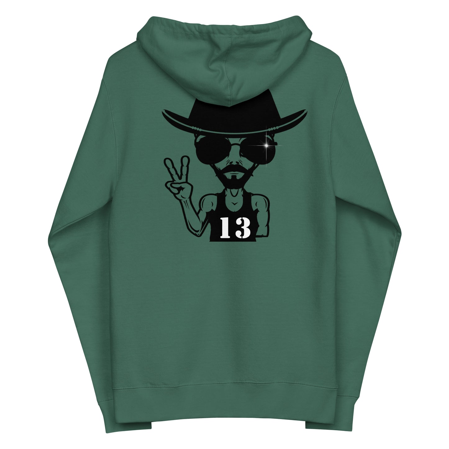 OuttaTowner fleece zip up hoodie