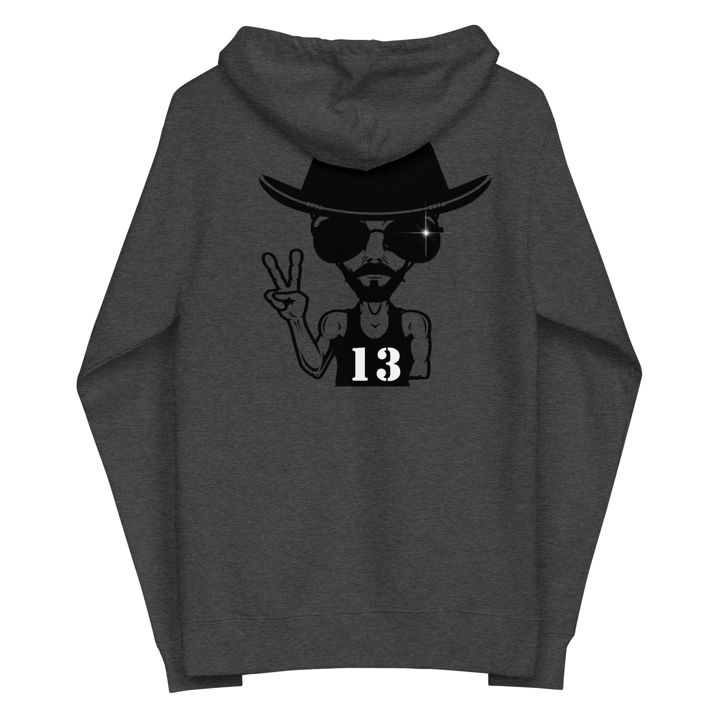 OuttaTowner fleece zip up hoodie