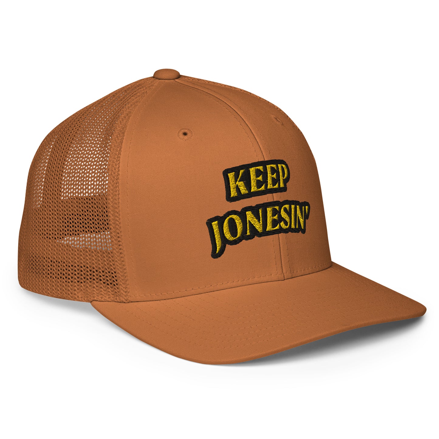 Closed-back trucker cap