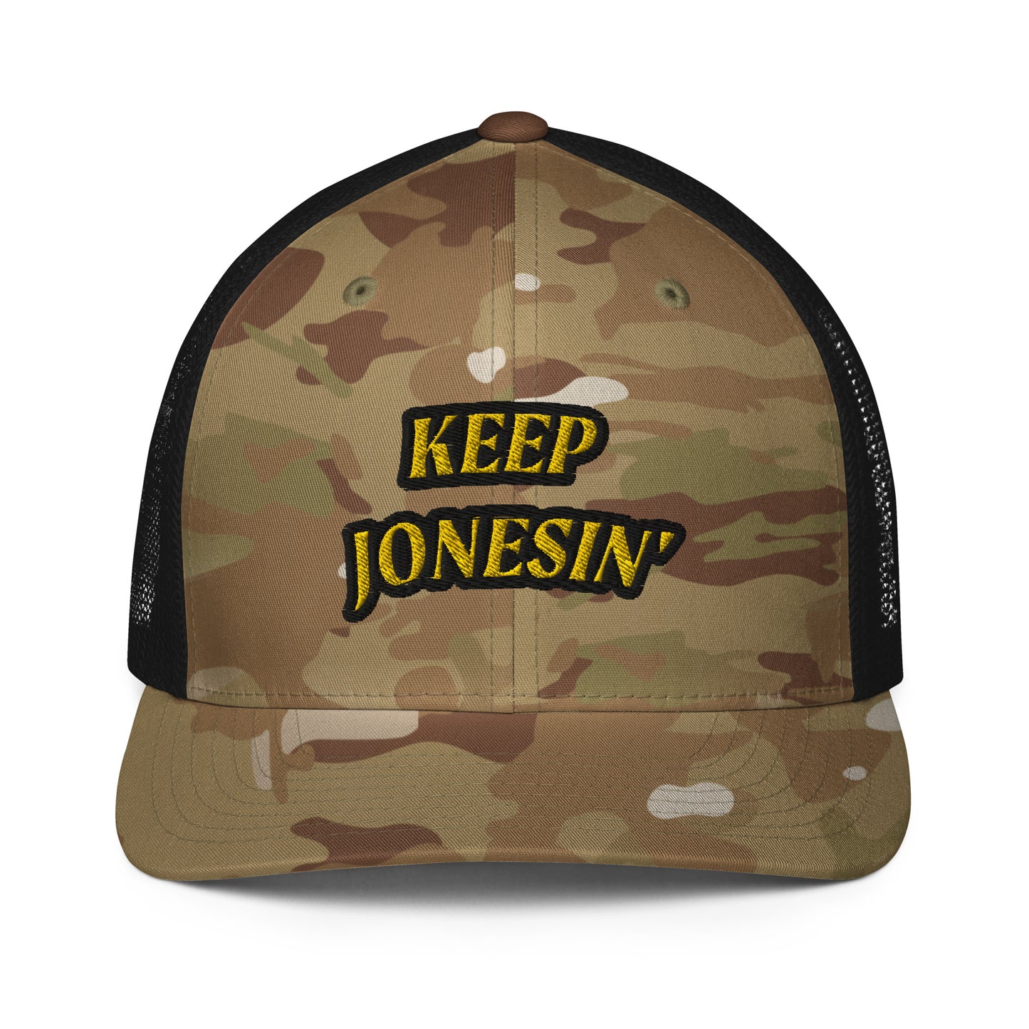 Closed-back trucker cap